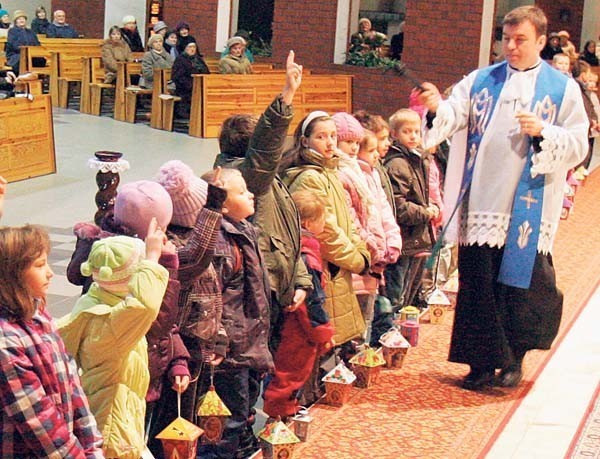 Wczoraj w kościele św. Krzysztofa w Tychach była gromadka dzieci