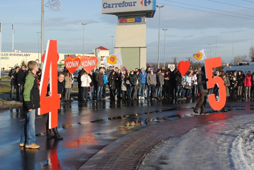 Happening został zorganizowany przez uczniów konińskich...