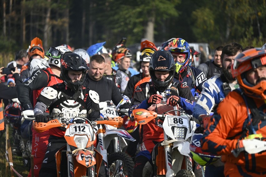 Tak było 8.10.2022 r. podczas XII Kociewskiego Rajdu Enduro...