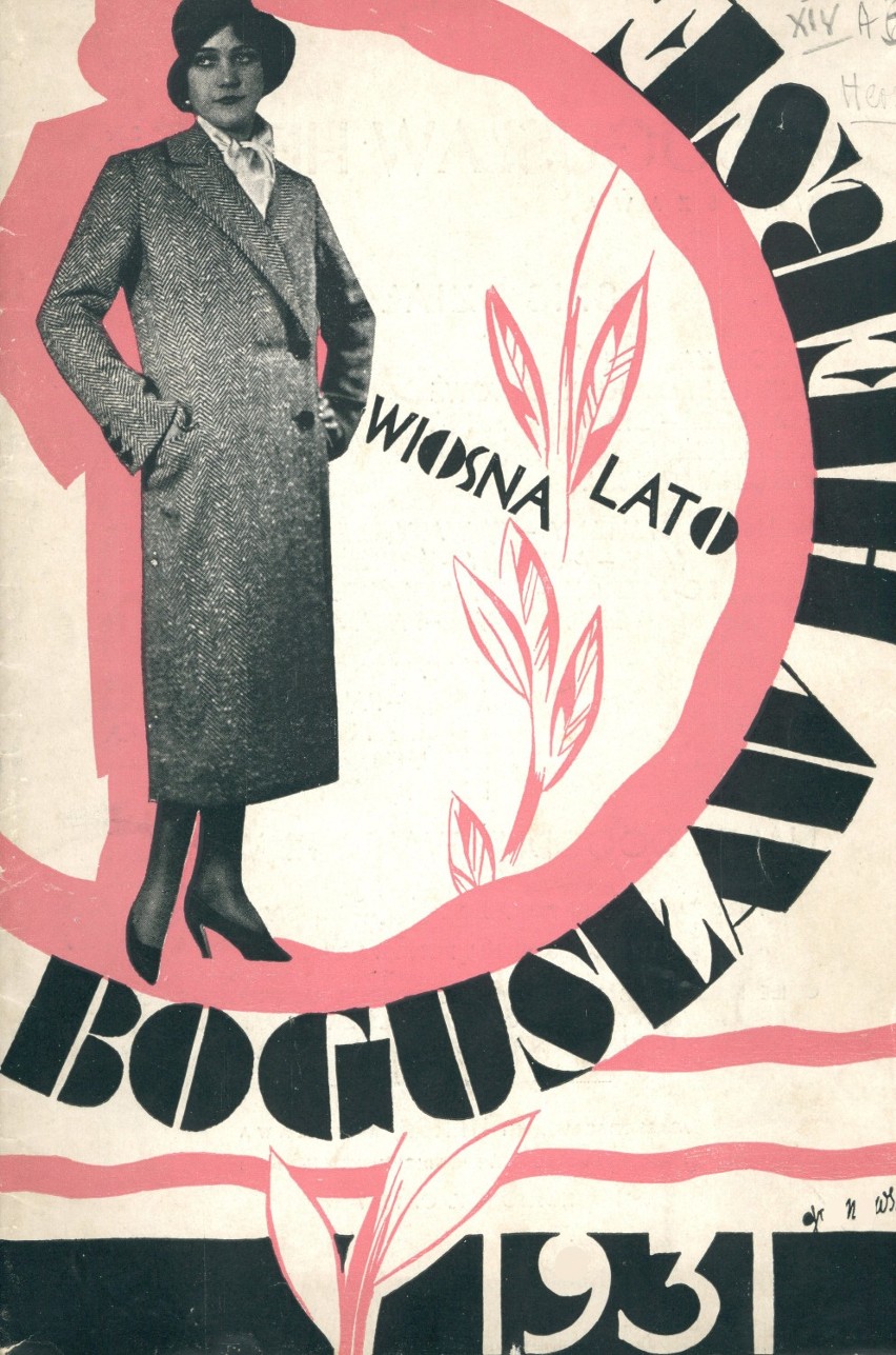 Okładka katalogu domu mody Bogusław HERSE, wiosna-lato 1931 r.