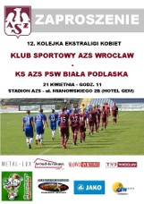 Piłka nożna: Zobacz mecz ekstraligi kobiet we Wrocławiu