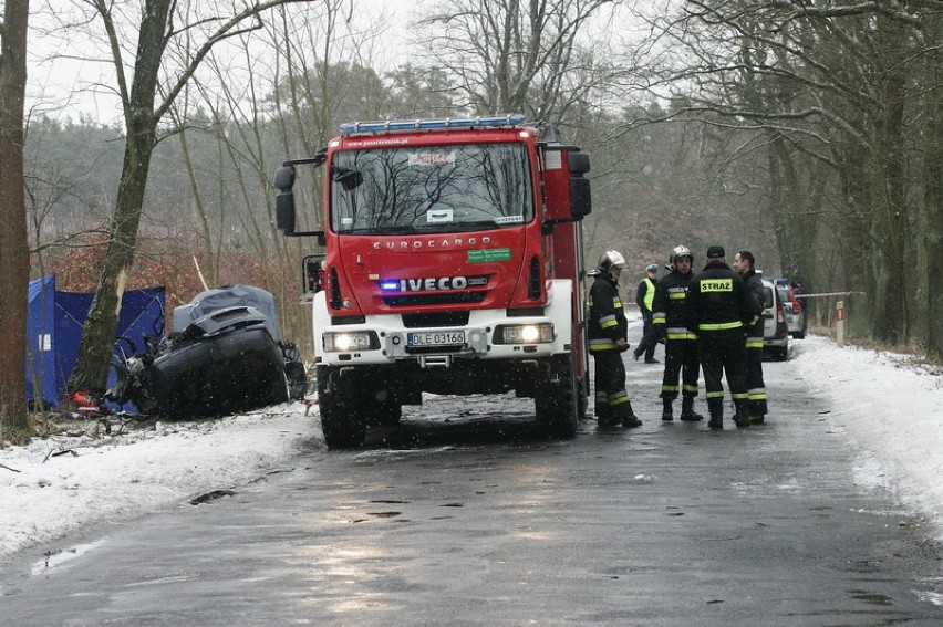 Śmiertelny wypadek w Lisowicach [ZDJĘCIA]