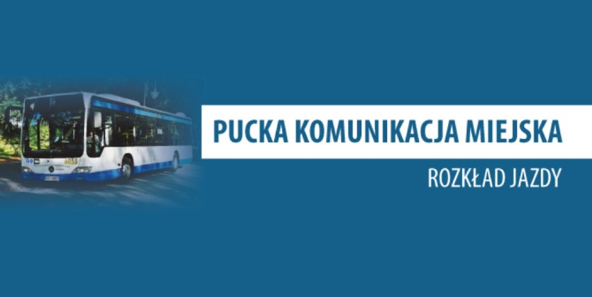 Rozkład jazdy autobusu miejskiego w Pucku
