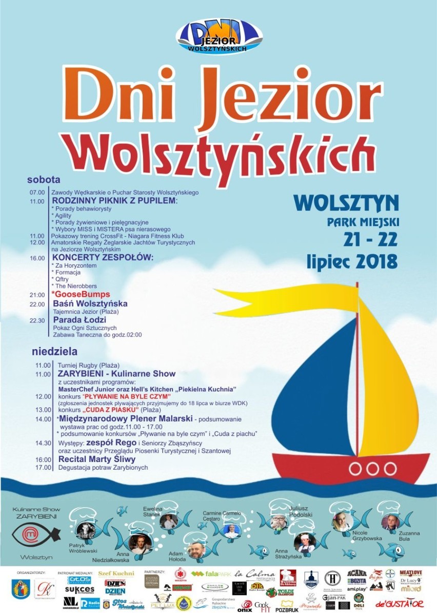 Wolsztyn: Święto Jezior wolsztyńskich już w ten weekend. Sprawdż  na plakatach, jakie czekają atrakcje