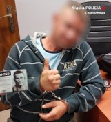 Częstochowscy policjanci odwiedzili 36-letniego poszukiwanego. Mężczyzna przywitał ich z radością: "Mam dość ukrywania"