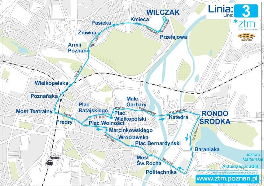 WILCZAK – Przełajowa – Winogrady – Roosevelta – Fredry –...