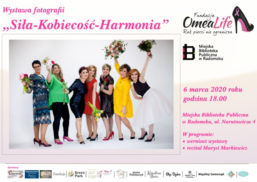Wolontariuszki OmeaLife z Radomska zapraszają na wernisaż wystawy fotograficznej „Siła-Kobiecość-Harmonia”