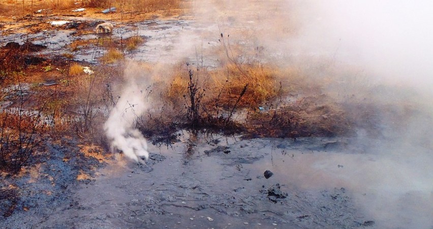 Pożar w Milczu. Ogień wybuchł koło firmy produkującej styropian [FOTO]