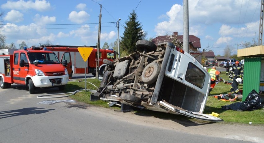 Ćwiczenia służb ratowniczych w Zagórzycach