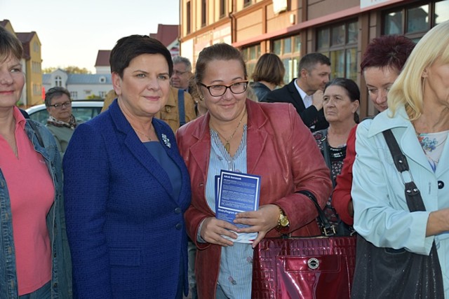 Beata Szydło z wizytą w Chełmie poparła Jakuba Banaszka