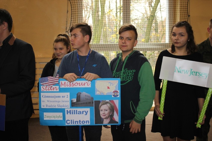 Hilary Clinton 45. prezydentem USA według uczniów z Rudy Śląskiej