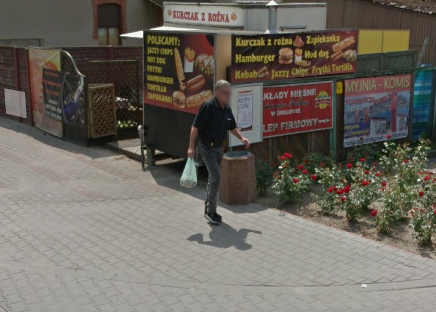 Mieszkańcy Margonina na Google Street View  [FOTO]