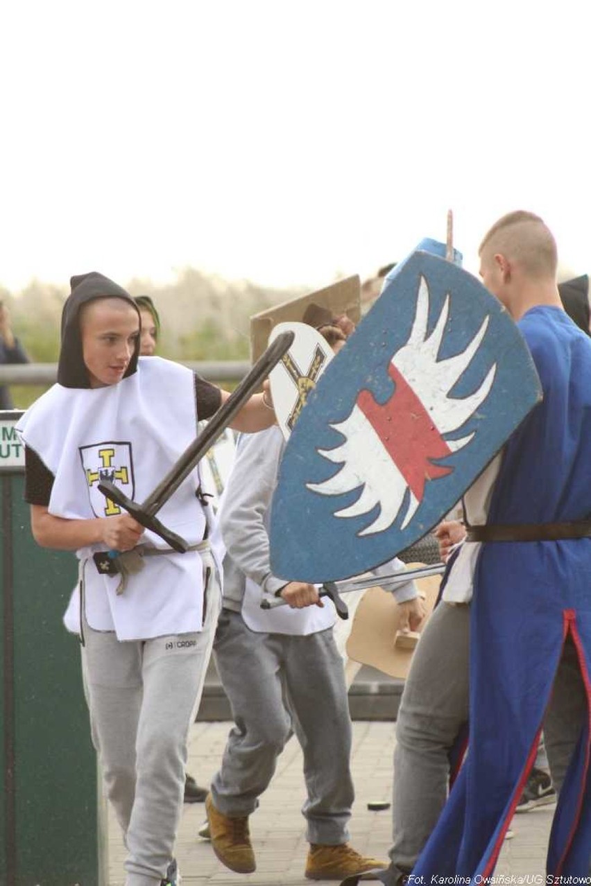 Kąty Rybackie. Inscenizacja bitwy na Zalewie Wiślanym