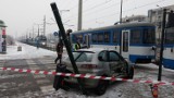 Kraków. Zderzenie samochodu z tramwajem