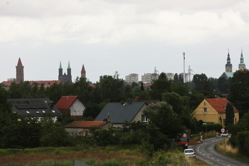 Tak wygląda Legnica na zdjęciach widziana z wiaduktu drogi ekspresowej S3