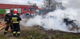 Strażacy na ratunek do pożaru w Koninie (gm. Pniewy)