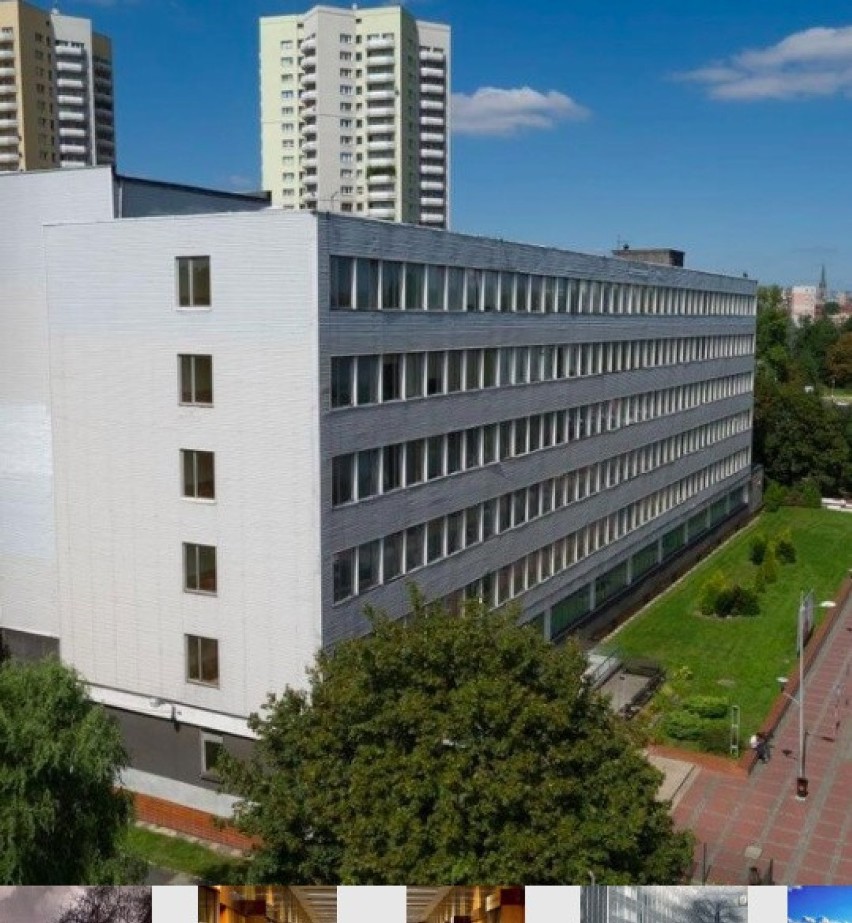 Rozbiórka budynku D Uniwersytetu Ekonomicznego w Katowicach. Będzie tu kampus projektu Tomasza Koniora. Wyburzanie trwa [ZDJĘCIA + WIDEO]