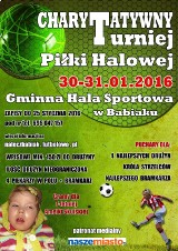 Charytatywny Turniej Piłki Nożnej Halowej w Babiaku. Zagrają dla chorej Amelki