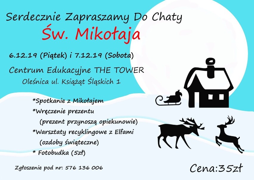 Święty Mikołaj zaprasza do swojej oleśnickiej chaty! 