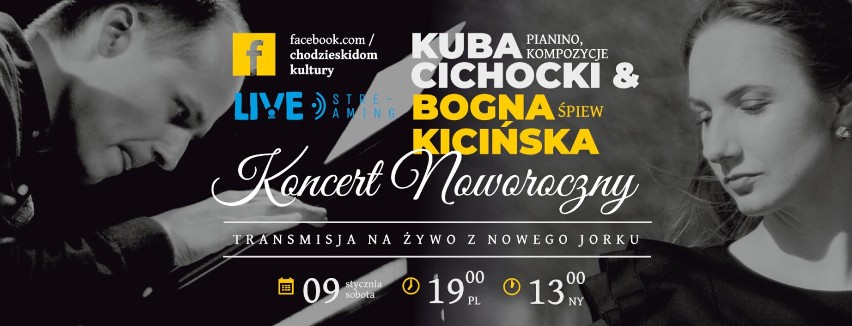 Kuba Cichocki & Bogna Kicińska - już w sobotę koncert online prosto z Nowego Jorku [ZDJĘCIA] 
