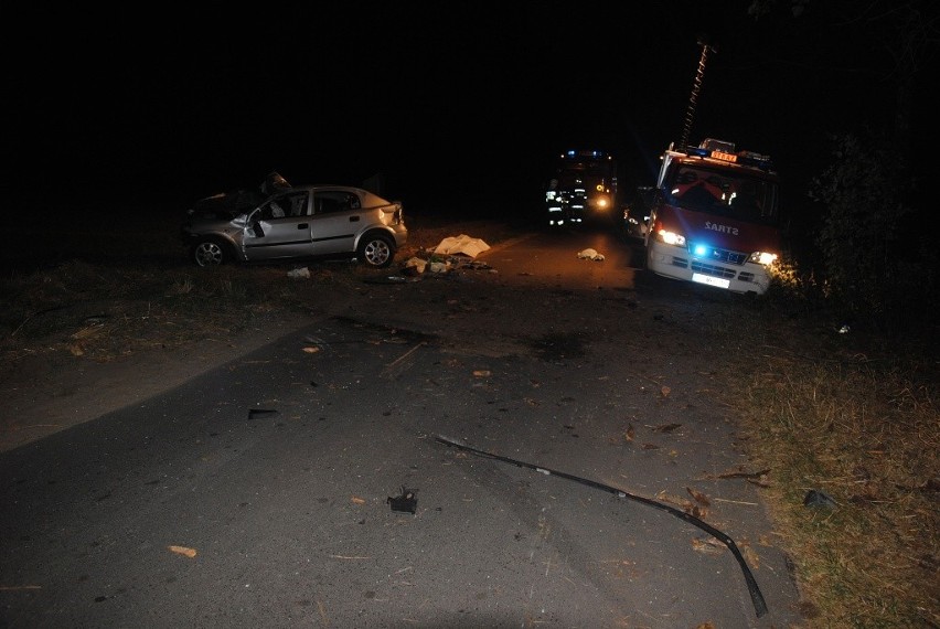 Śmiertelny wypadek koło Ujazdu w Ciosnach