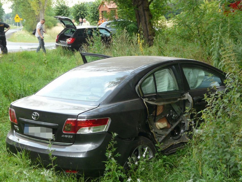 Wypadek w Boczkach w gm. Szadek