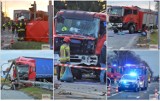 Dwoje strażaków zginęło w wypadku wozu strażackiego z ciężarówką w regionie