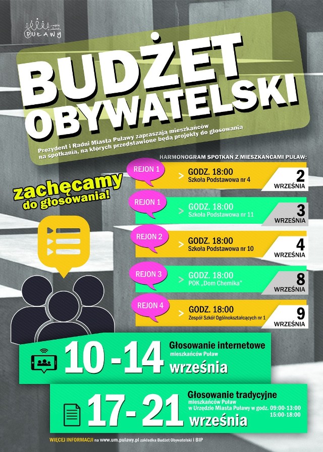 Puławski Budżet Obywatelski wkracza w decydującą fazę