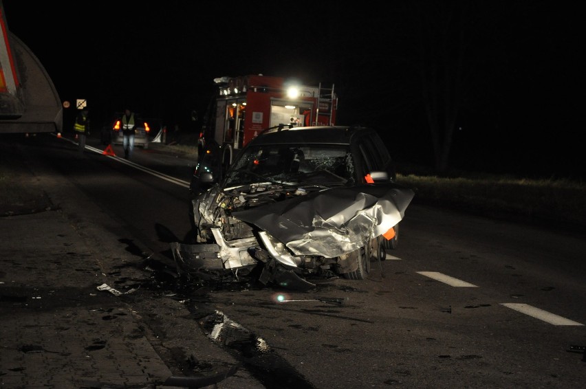 Wypadek na drodze Śrem - Pysząca - 25.11.2013 r.