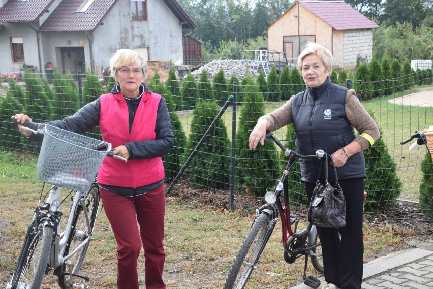 Rajd po nowej ścieżce rowerowej w Szczańcu