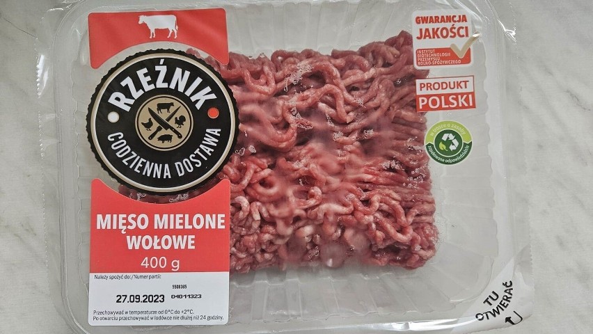 Opakowanie mięso z partii wycofanej 26.09.2023