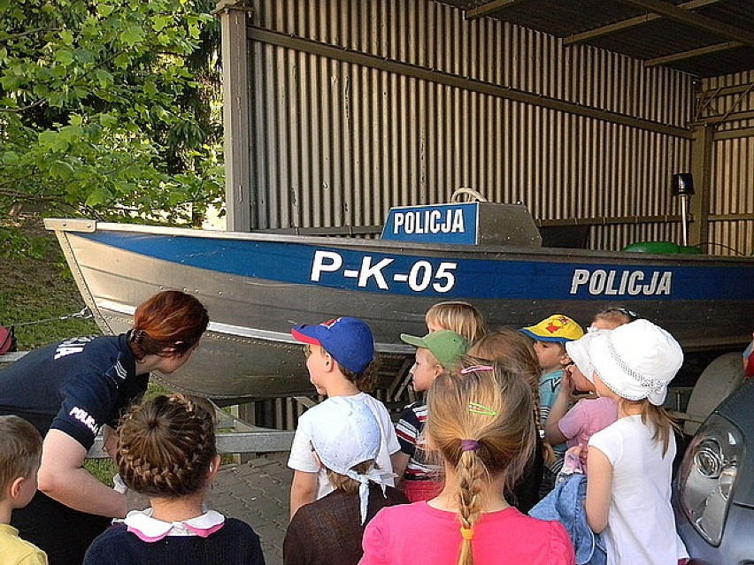 Przedszkolaki odwiedziły policjantów w Kolbuszowie