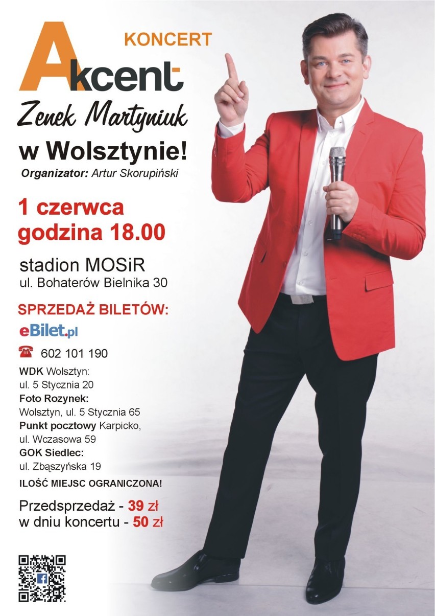 Zenek Martyniuk zaprasza na swój koncert do Wolsztyna już 1...