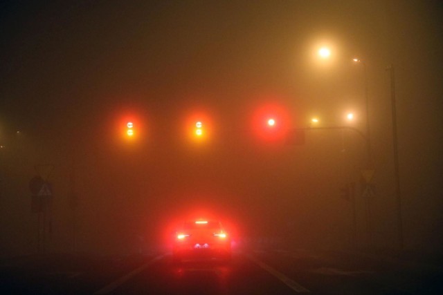 Ostrzeżenie o mgłach na noc z 2 na 3 marca 2021.