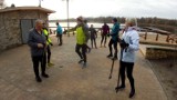 Noworoczne spotkanie biegaczy i maszerów Zantyra na sztumskiej plazy i pierwszy trening [ZDJĘCIA]