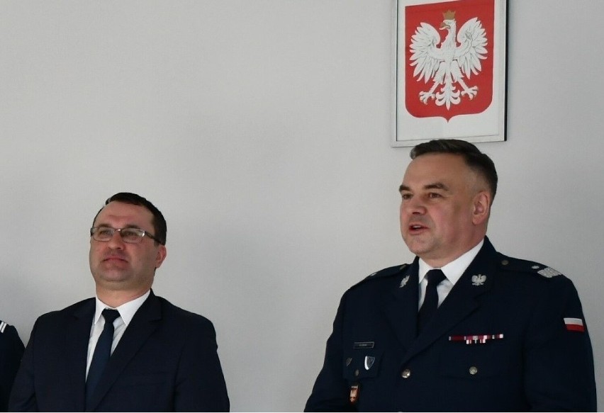 Uroczystości zmiany komendanta powiatowego w Krakowie