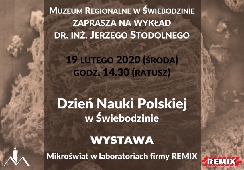 Wystawa "Mikroświat w laboratoriach firmy Remix" w Muzeum...