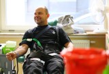 Strażacy oddali krew dla chorego na białaczkę Szymka