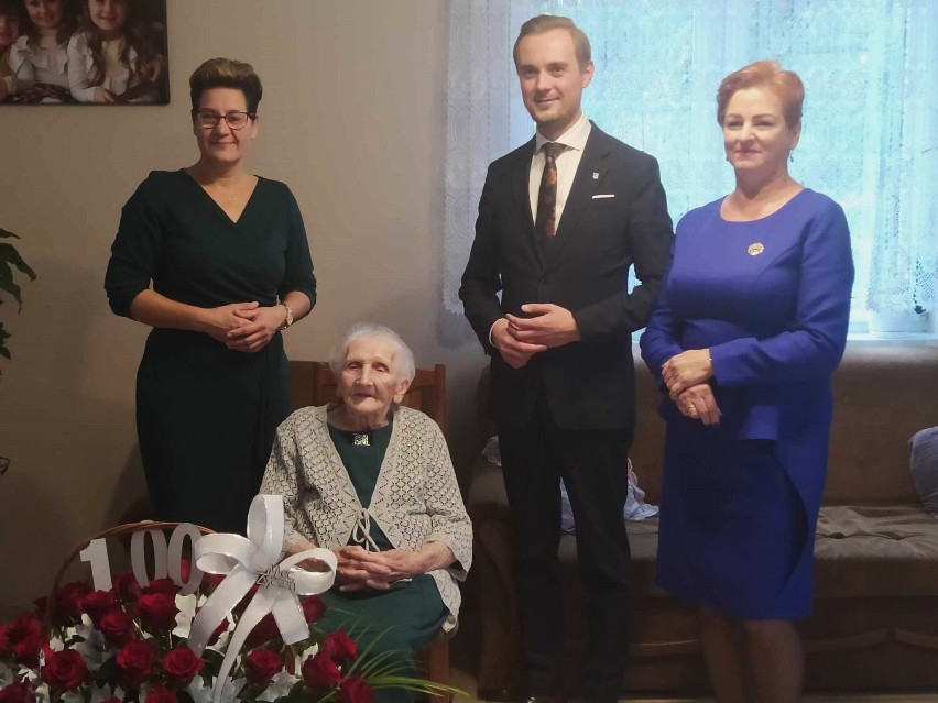 100-lecie urodzin Pani Cecylii Baranek z Jaworówka, gm. Mieścisko - 26.10.2023