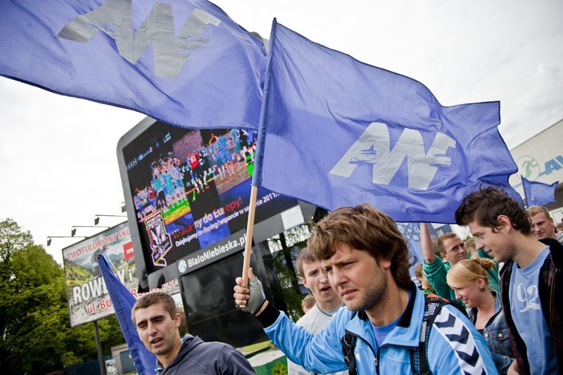 Poznań: Studenci AWF-u protestowali przeciwko całkowitej deregulacji zawodu trenera [ZDJĘCIA]