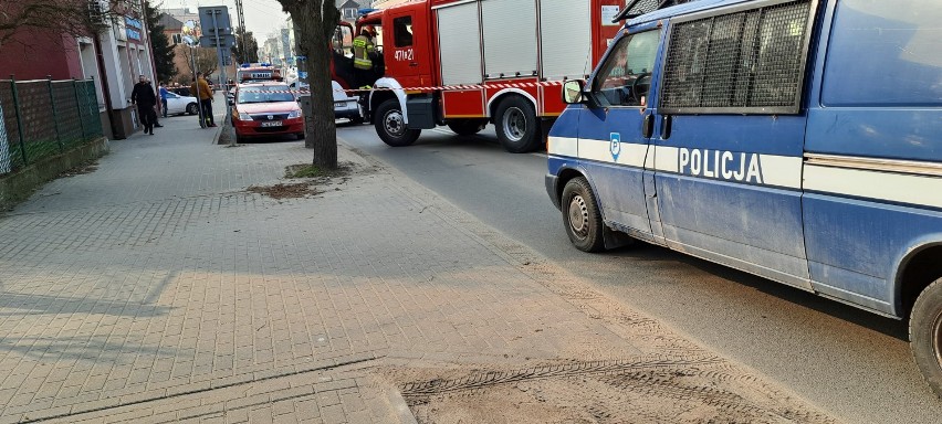 Do wypadku doszło na ulicy Kościuszki w Lipnie