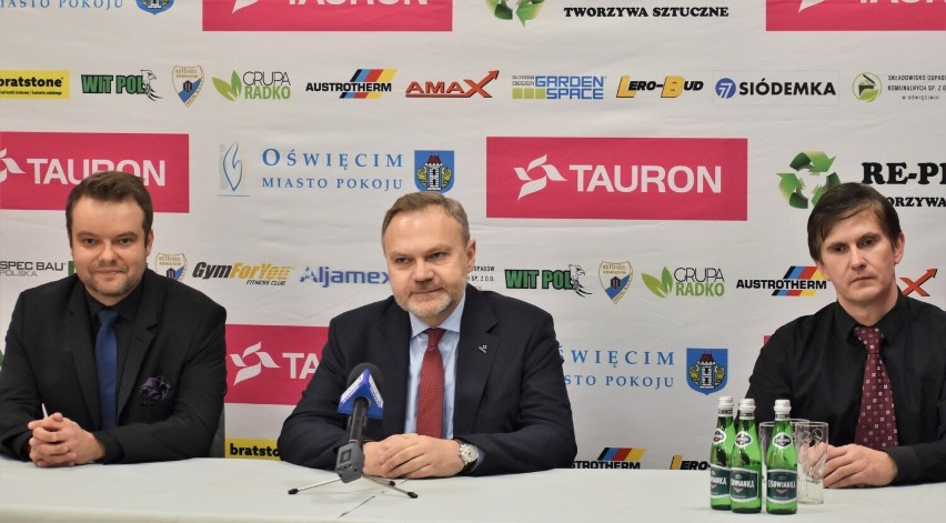 Tauron oficjalnie został partnerem hokeja w Oświęcimiu.