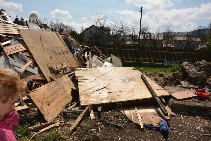 Janina Mrowiec wyburzyła domek sąsiada