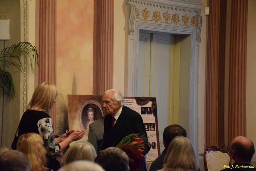 Spotkanie z praprawnukiem Marcello Bacciarellego - Ryszardem Bacciarellim w Muzeum Ziemiaństwa w Dobrzycy