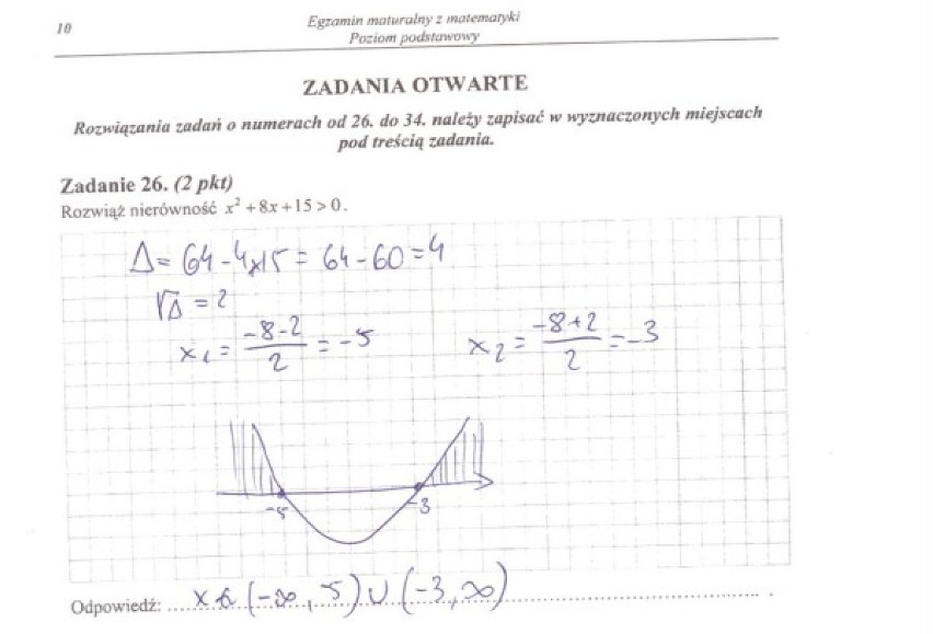 Matura z matematyki jest obowiązkowa po raz drugi....