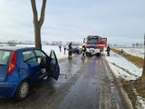 Wypadek na trasie Lipiny -Buszewo. Jedna osoba została przewieziona została do szpitala 