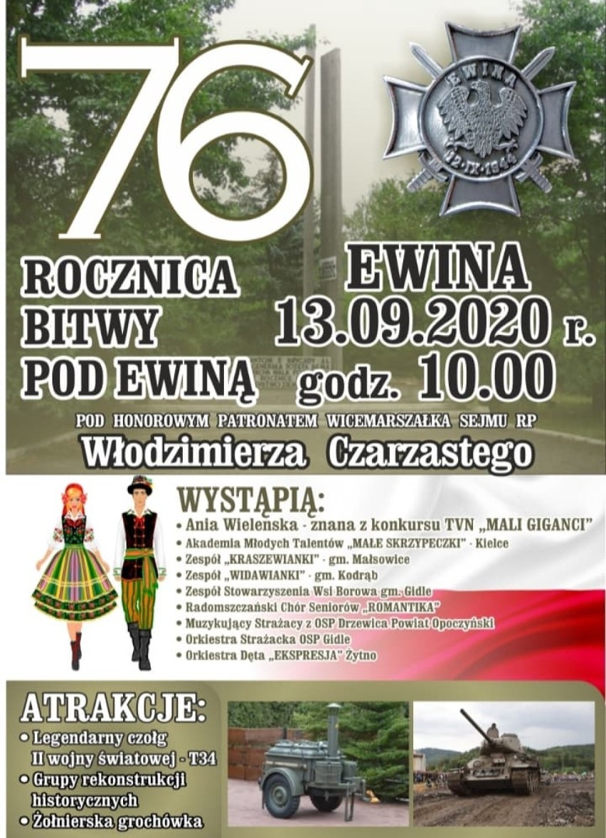 Nowa Lewica zaprasza na obchody 76. rocznicy Bitwy pod Ewiną