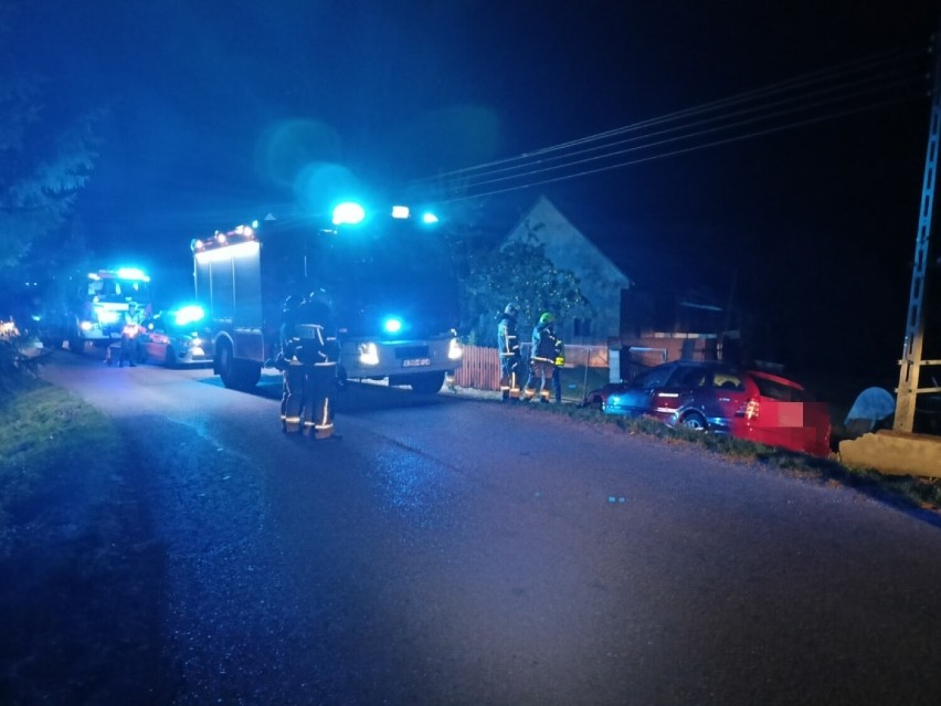 Na miejscu zdarzenia interweniowali strażacy (OSP KSRG Dębno...