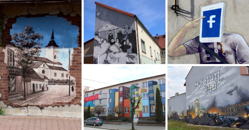 Murale w Wieluniu - zdobią, nawiązują do historii miasta, skłaniają do refleksji. Zobaczcie jak się prezentują ZDJĘCIA