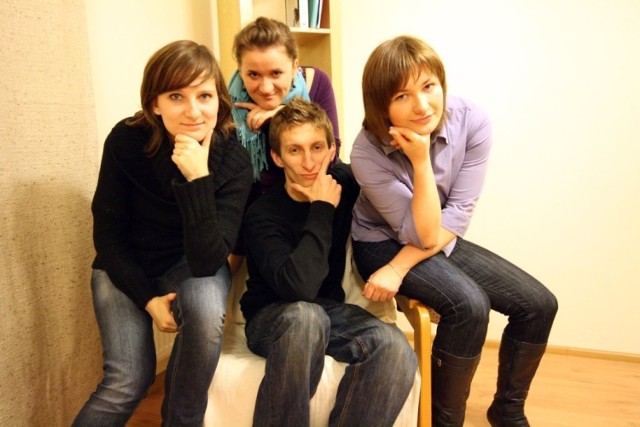 specjaliści: od lewej dr Katarzyna Bojarska, Rafał Smól, mgr Marta Kosińska, wyżej mgr Katarzyna Dułak